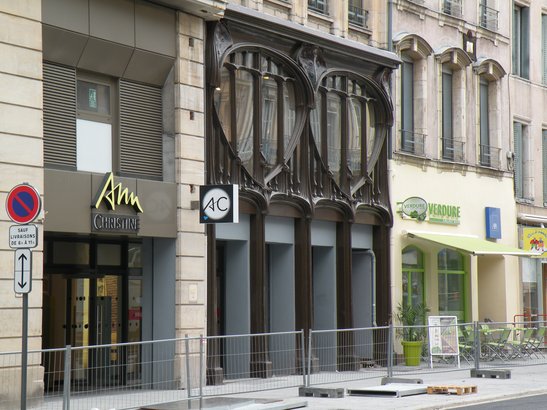  boutique dans le style Art Nouveau, rue RauGraff